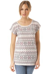 Lakeville Mountain Camiseta para mujer Manda Whisper White Melange