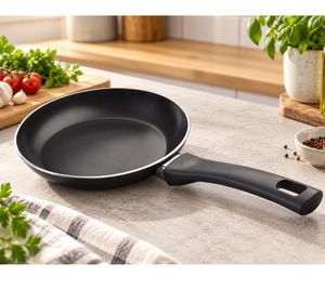 Ø 24cm Forged Aluminium BERNDES Frying Pan for Induction & All Hob Types, Versatile Pan with Long Handle **B-Grade – tested** Black