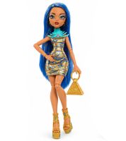 Mattel Monster High Cleo De Nile Doll with Handbag & Accessory – Monster High Fashion Doll for Ages 4+ **B-Stock – Inspected** Multicolored