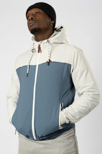 Lakeville Mountain Chaqueta de entretiempo para hombre Bani Colourblock Lunar Rock/Bering Sea