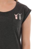 Lakeville Mountain Camiseta para mujer Zapaleri Antracita jaspeado