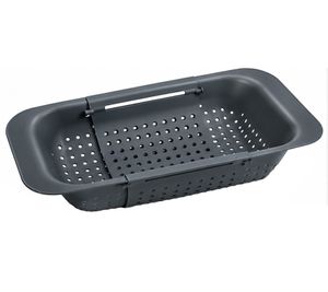 Vileda Easy Kitchen Extendable Sink Colander – Adjustable Draining Basket for Fruit & Vegetables – **B-Stock – Inspected** – Anthracite