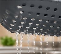 Vileda Easy Kitchen Extendable Sink Colander – Adjustable Draining Basket for Fruit & Vegetables – **B-Stock – Inspected** – Anthracite