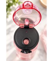 Collectino 500ml Tritan Water Bottle with Practical Lid & Carrying Strap, Leakproof, Includes Waterproof Stickers – **B-Stock (Inspected)** – Pink