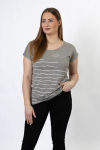 Lakeville Mountain Camiseta para mujer Tiana Gris jaspeado