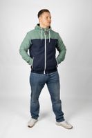 Lakeville Mountain Chaqueta de entretiempo para hombre Bani Colourblock Seasalt/Black iris