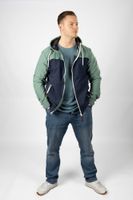 Lakeville Mountain Chaqueta de entretiempo para hombre Bani Colourblock Seasalt/Black iris