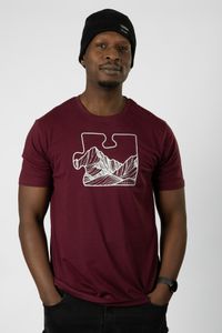Lakeville Mountain Camiseta para hombre Paz Cabernet