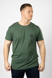 Lakeville Mountain Camiseta para hombre Matopo 4 Pine Green Melange