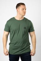 Lakeville Mountain Camiseta para hombre Matopo 4 Pine Green Melange