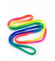 folia Finger Twist Fadenspiel 1,6 m – buntes Geschicklichkeitsspiel für Kinder ab 4 Jahre **B-Ware – geprüft** Regenbogenfarben
