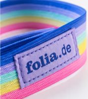 folia Gummi Twist 4 m – buntes Gummitwist Springseil für Kinder ab 4 Jahre **B-Ware – geprüft** Regenbogenfarben