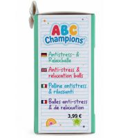 2er Pack Trendhaus ABC Champions Antistress- & Relaxbälle 2er-Set – Stressbälle zum Kneten und Drücken **B-Ware – geprüft** Gelb/Orange