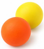 2er Pack Trendhaus ABC Champions Antistress- & Relaxbälle 2er-Set – Stressbälle zum Kneten und Drücken **B-Ware – geprüft** Gelb/Orange