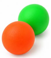 Trendhaus ABC Champions Anti-Stress & Relaxation Balls (2-Pack) – Squeeze and Knead Stress Balls **B-Stock – Inspected** Orange/Green