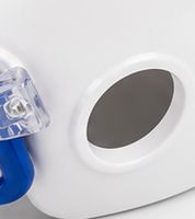 Casco para aperitivos de fútbol americano: set de 4 piezas para patatas fritas, salsas y dulces (Blanco/Rojo/Azul)