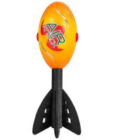 Cohete lanzable DUSSAL con efecto silbador – Juego de lanzamiento al aire libre para niños a partir de 3 años **Producto de segunda categoría (B-Ware) – revisado** Naranja/Amarillo