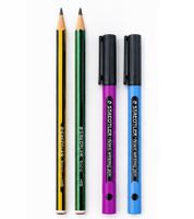 STAEDTLER Noris Schreibset mit 2 Bleistiften & 2 Finelinern – 4-teilig – 61 BK4-1 **B-Ware – geprüft** Mehrfarbig