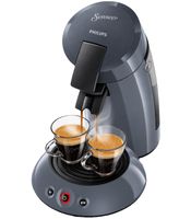 Machine à café à dosettes PHILIPS Senseo HD7806/50 – **Produit de second choix (B-Ware) – contrôlé** – Coloris : bleu-gris