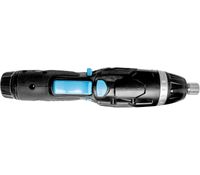 Kit de 30 pièces Brüder Mannesmann : tournevis sans fil (format droit), éclairage de travail LED et vis **Produit de second choix – contrôlé** M17736 Noir/Bleu