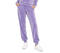 Women’s Velour Lounge Pants with Pockets for Relaxed Days – Purple Joggers