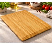 KESPER Cutting Board made of FSC®-certified bamboo, exceptionally knife-friendly, approx. 35 x 25 x 1.5 cm **B-stock – inspected** Brown