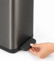 35L Rotho RIBO Pedal Bin for 25–40L Bin Bags with Foot Pedal, Soft-Close & Adjustable Bag Holder **B-Grade – tested** in Light Grey or Dark Grey