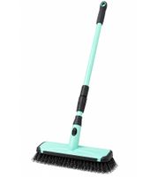 Floor scrubber with adjustable handle, made with recycled plastic content – ​​**B-stock (inspected)** – Mint green