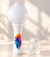 partytime LED Bubble Wand, approx. 23 cm, includes 80 ml of bubble solution & 3x 1.5 V AA batteries **B-stock – inspected** – Multicolored