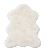 Andiamo Faux Fur Rug (approx. 55 x 80 cm) – Soft, Fur-Look Home Accessory, White