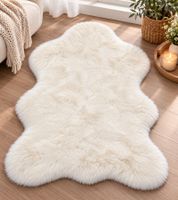 Andiamo Faux Fur Rug (approx. 55 x 80 cm) – Soft, Fur-Look Home Accessory, White