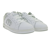 etnies Digit SMU Kids' & Women's Low-Top Skate Sneakers with etnies Logo on the Outer Side 4307000032181 White/Grey