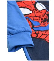 MARVEL Spider-Man One-Piece Pajama Set for Boys – Spider-Man Themed Sleepwear/Loungewear – Blue/Red