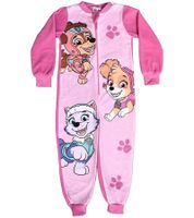 Disney PAW Patrol children’s pajama onesie for girls – PAW Patrol-themed sleepwear/loungewear, pink