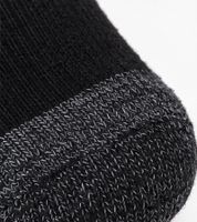 Lot de 3 paires de chaussettes thermiques « Outdoor Worker » de SOCKSWEAR – Chaussettes de travail chaudes contenant de la laine – Noir/Gris