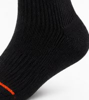 Lot de 10 paires de chaussettes pour hommes DMAX – Coton confortable avec bord-côte doux – Noir