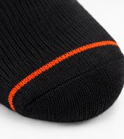 Lot de 10 paires de chaussettes pour hommes DMAX – Coton confortable avec bord-côte doux – Noir