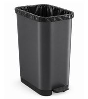 35L Rotho RIBO Mülleimer ohne Deckel für 25–40L Müllbeutel mit verstellbarem Beutelhalter **B-Ware – geprüft** in Hellgrau oder Dunkelgrau